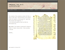 Tablet Screenshot of emanueltov.info